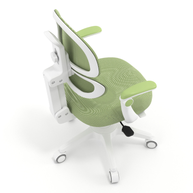 sedia scrivania per bambini verde smartfit tessuto braccioli regolabili 2d 7