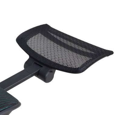 sedia ergonomica nero glide ultra rete transpirante braccioli regolabili 5d supporto lombare poggiatesta poggiapiedi estensibile 14