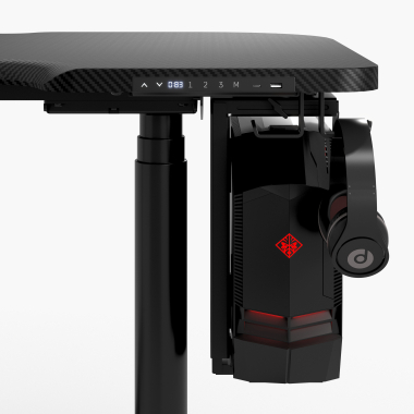 scrivania gaming nero stratos pro 11