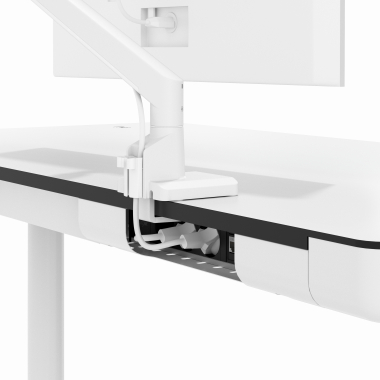 scrivania regolabile in altezza bianco bianco nolan 12