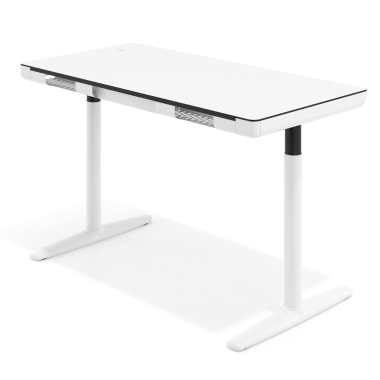 scrivania regolabile in altezza bianco bianco nolan 8