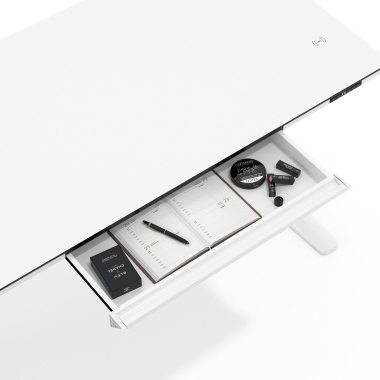 scrivania regolabile in altezza bianco bianco nolan 17