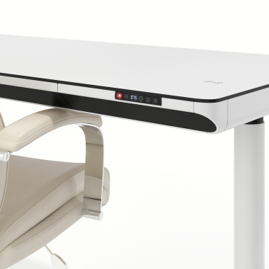 scrivania regolabile in altezza bianco bianco nolan 19