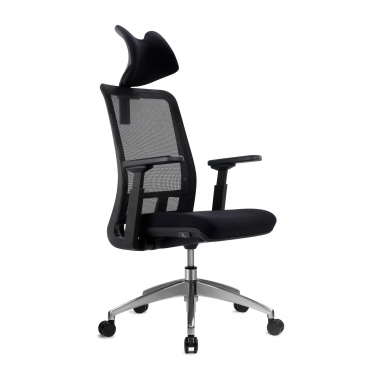 sedia ergonomica nero shifter rete transpirante braccioli regolabili 3d supporto lombare poggiatesta 1