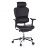 Sedia per ufficio Ergohuman, modello premium, alluminio, rete