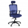 Sedia Ufficio Ergonomica Akira white con poggiatesta