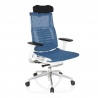 Sedia ergonomica Dynamic white, meccanismo sincronizzato plus