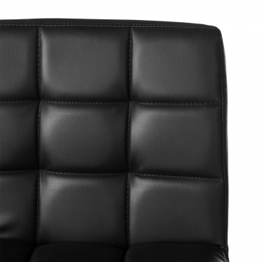 sgabello da cucina nero eliot ecopelle senza braccioli 5