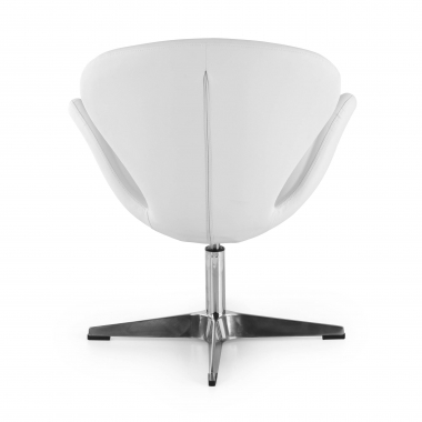 sedia per sala dattesa bianco club ecopelle senza braccioli 5