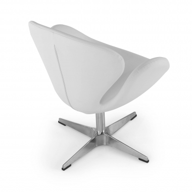 sedia per sala dattesa bianco club ecopelle senza braccioli 6