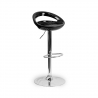 Sgabello da cucina Danko, base metallica, anello poggiapiedi 210850 - (Outlet)