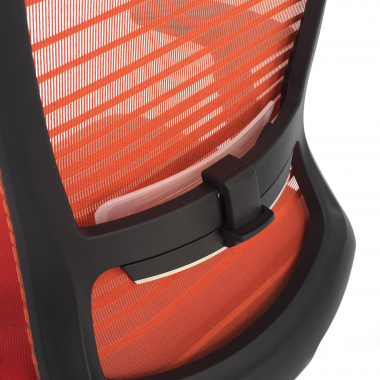 sedia da ufficio rosso tesla rete transpirante braccioli regolabili 3d supporto lombare poggiatesta 6