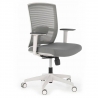 Sedia Ufficio Ergonomica Akira white con poggiatesta