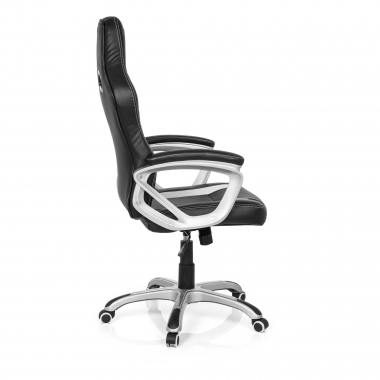 sedia gaming bianco dakar ecopelle braccioli fissi 4