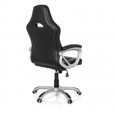 sedia gaming bianco dakar ecopelle braccioli fissi 6
