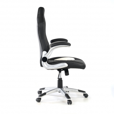 sedia gaming grigio lotus ecopelle braccioli ribaltabili 6