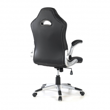 sedia gaming grigio lotus ecopelle braccioli ribaltabili 7