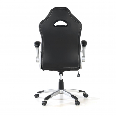 sedia gaming grigio lotus ecopelle braccioli ribaltabili 8