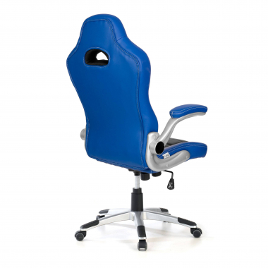 sedia gaming blu lotus ecopelle braccioli ribaltabili 5