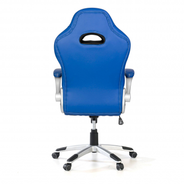 sedia gaming blu lotus ecopelle braccioli ribaltabili 7