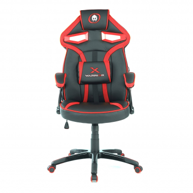 sedia gaming rosso ecopelle ecopelle braccioli fissi 3