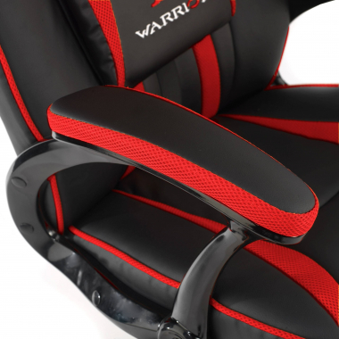 sedia gaming rosso ecopelle ecopelle braccioli fissi 5