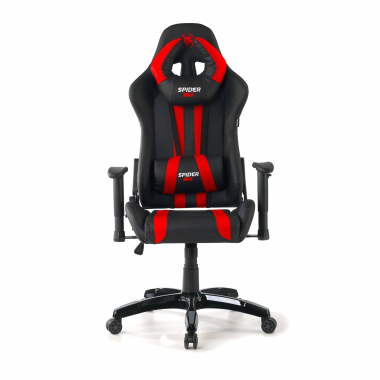 sedia gaming rosso spider ecopelle braccioli mobili cuscino lombare e cervicale poggiatesta 4