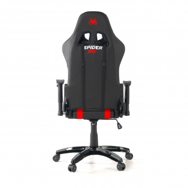 sedia gaming rosso spider ecopelle braccioli mobili cuscino lombare e cervicale poggiatesta 7