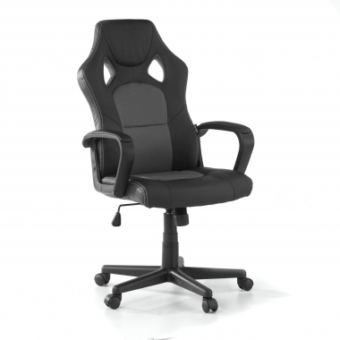 sedia gaming grigio montmelo ecopelle braccioli fissi 1