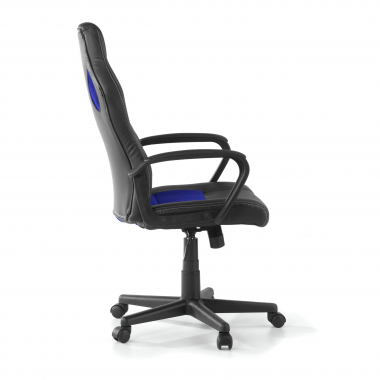 sedia gaming blu montmelo ecopelle braccioli fissi 7