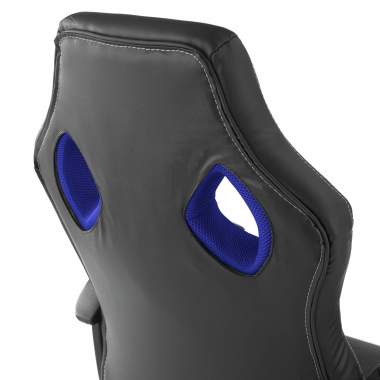 sedia gaming blu montmelo ecopelle braccioli fissi 6