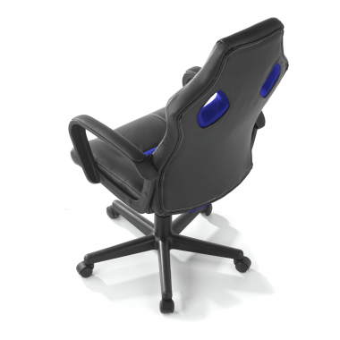sedia gaming blu montmelo ecopelle braccioli fissi 9