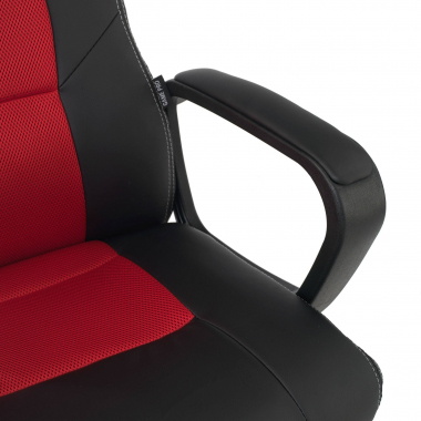 sedia gaming rosso montmelo ecopelle braccioli fissi 5