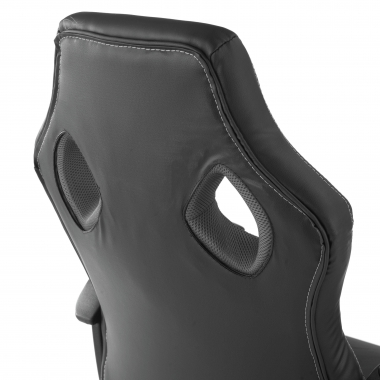 sedia gaming grigio montmelo ecopelle braccioli fissi 4