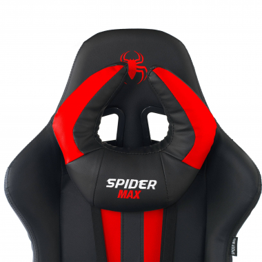 sedia gaming rosso spider ecopelle braccioli mobili cuscino lombare e cervicale poggiatesta 5