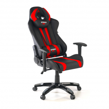 sedia gaming rosso spider ecopelle braccioli mobili cuscino lombare e cervicale poggiatesta 8