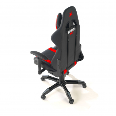 sedia gaming rosso spider ecopelle braccioli mobili cuscino lombare e cervicale poggiatesta 9