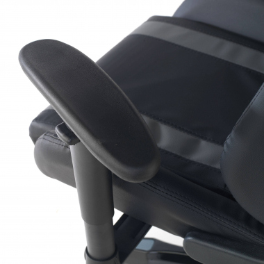 sedia gaming grigio spider ecopelle braccioli mobili cuscino lombare e cervicale poggiatesta 6