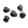 Set di ruote 50 mm per pavimenti duri