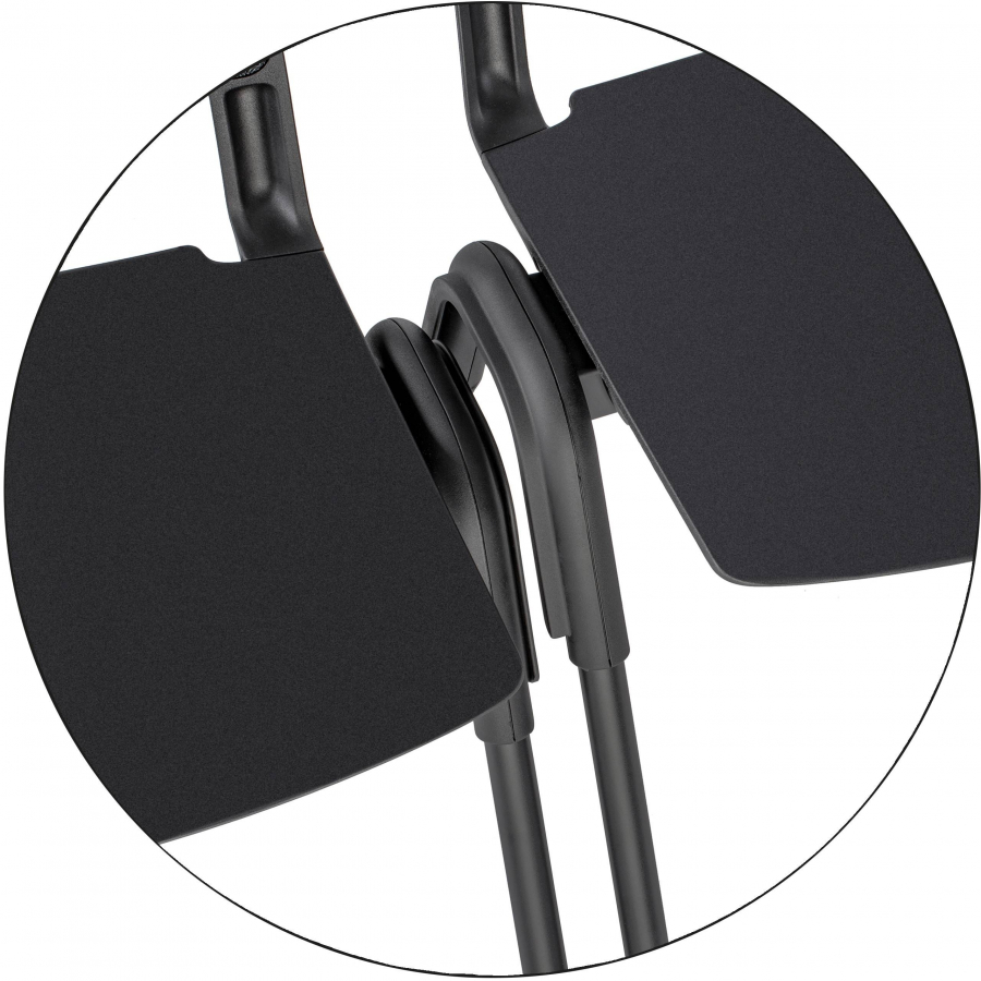 Sedia Conferenza Shield, impilabile, schienale flessibile, rete