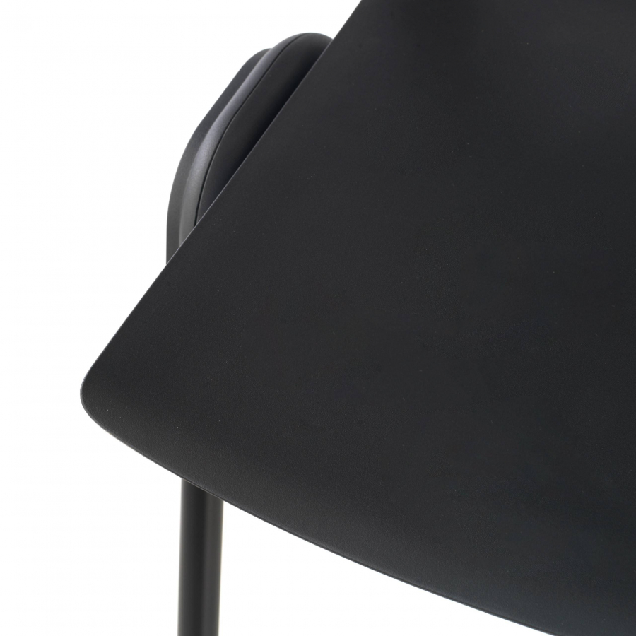 Sedia Conferenza Shield, impilabile, schienale flessibile, rete
