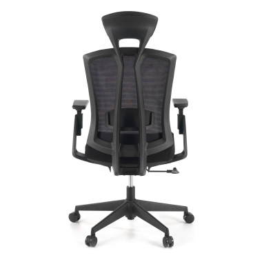 sedia ergonomica nero ridley rete transpirante braccioli regolabili 3d supporto lombare poggiatesta 7
