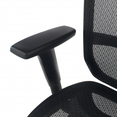 sedia smart working nero dover rete transpirante braccioli regolabili 1d poggiatesta 5