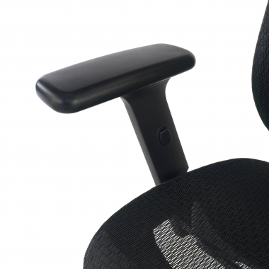 sedia ergonomica nero locktech rete transpirante braccioli regolabili 1d supporto lombare poggiatesta 9