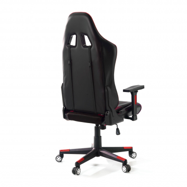 sedia gaming rosso sedia da ufficio ecopelle braccioli regolabili 3d 4