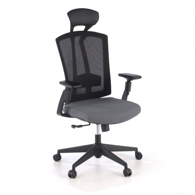 sedia ergonomica grigio ridley rete transpirante braccioli regolabili 3d supporto lombare poggiatesta 1