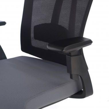 sedia ergonomica grigio ridley rete transpirante braccioli regolabili 3d supporto lombare poggiatesta 6