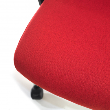 sedia da ufficio rosso smith tessuto braccioli fissi 6