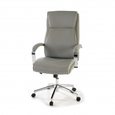 poltrona da ufficio grigio counter ecopelle braccioli imbottiti 8