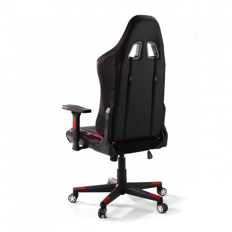 Sedia Gaming Helix, supporto lombare, schienale reclinabile